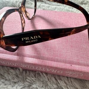 Prada Tortoise Shell Women's Glasses with Case